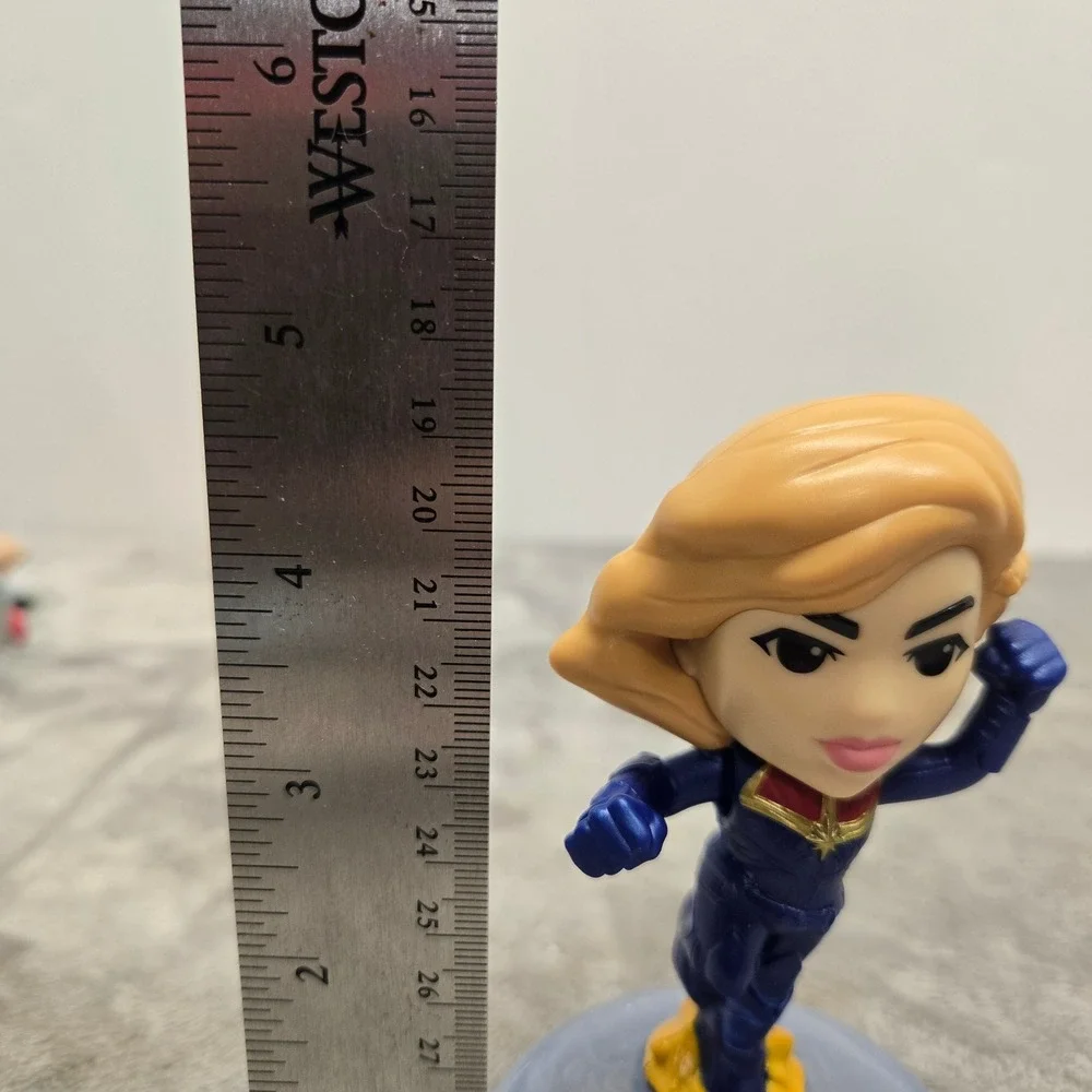 Marvel Captain Marvel 2023 McDonalds Happy Meal Toy Figure Carol Danvers 3.5
